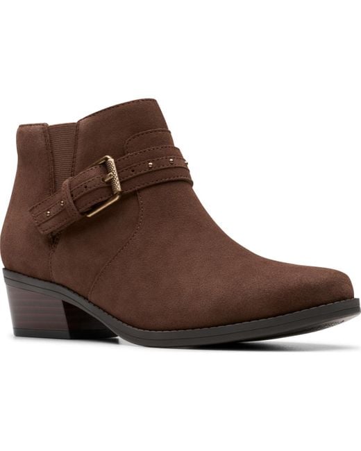 Clarks Brown Danyelle Wish Boots