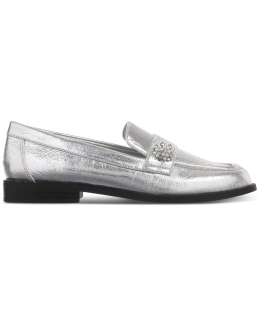 On 34th White Marey Loafers