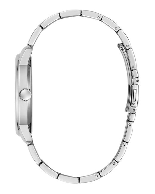 Guess Metallic Tone Analog Watch for men