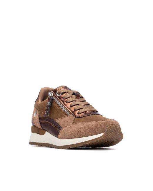 Xti Brown Casual Sneakers Refresh Collection By