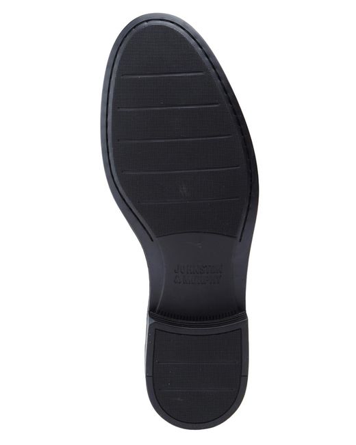 Johnston & Murphy Black Harrison Bit Loafer for men