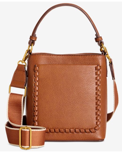 Style & Co. Brown Mini Bucket Bag