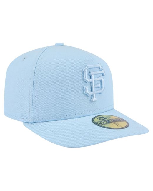 KTZ Blue San Francisco Giants Color Pack A-frame 59fifty Fitted Hat for men