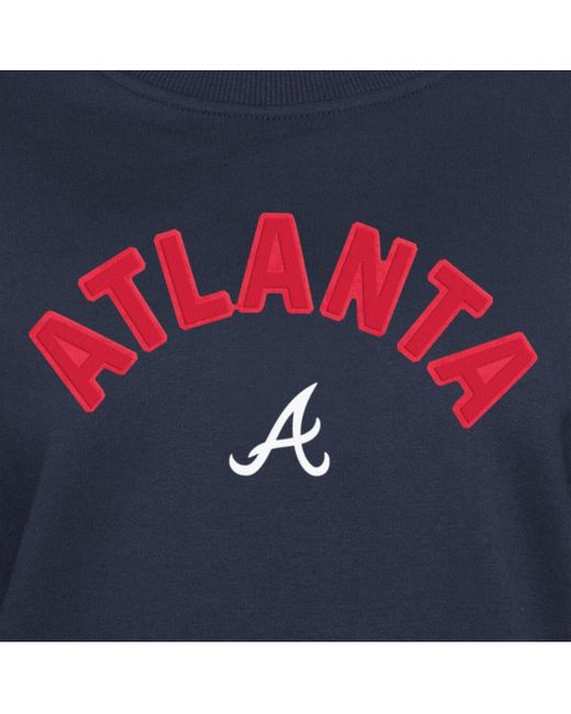 KTZ Blue Atlanta Braves Game Day Color Pullover Sweatshirt