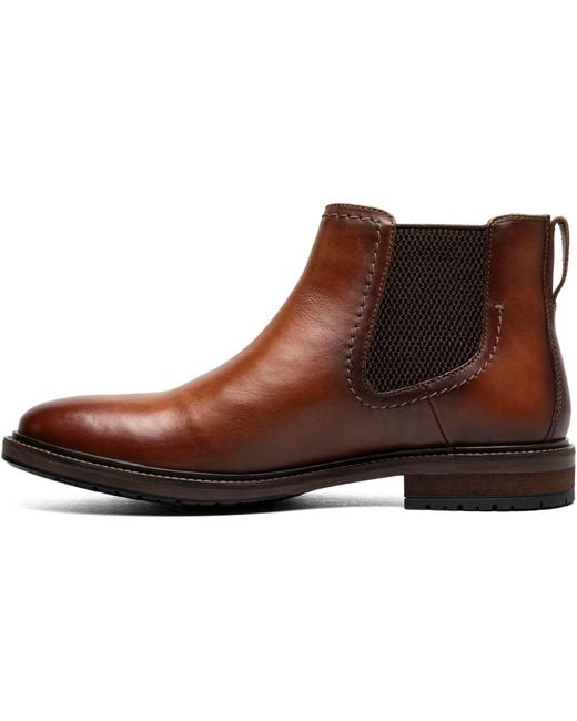 Florsheim Brown Forge Plain Toe Gore Boot for men