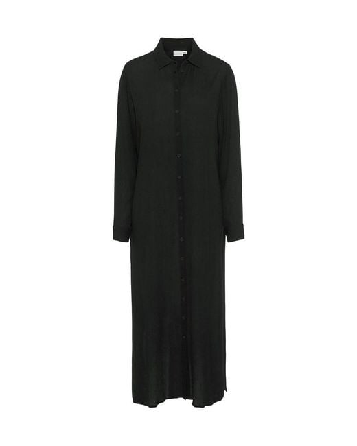 Lascana Black Button Down Dress