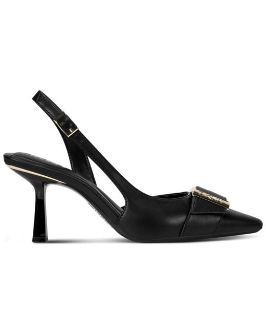 DKNY Black Neaira Pointed Toe Pumps