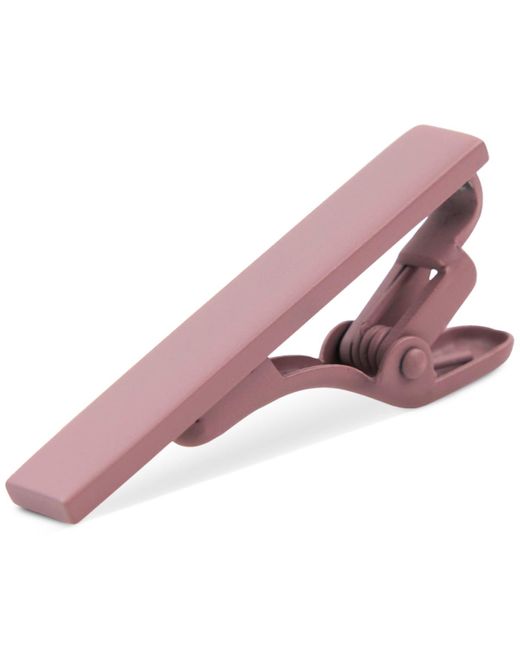 Con.struct Pink Solid Rose Quartz 1.5" Tie Bar for men