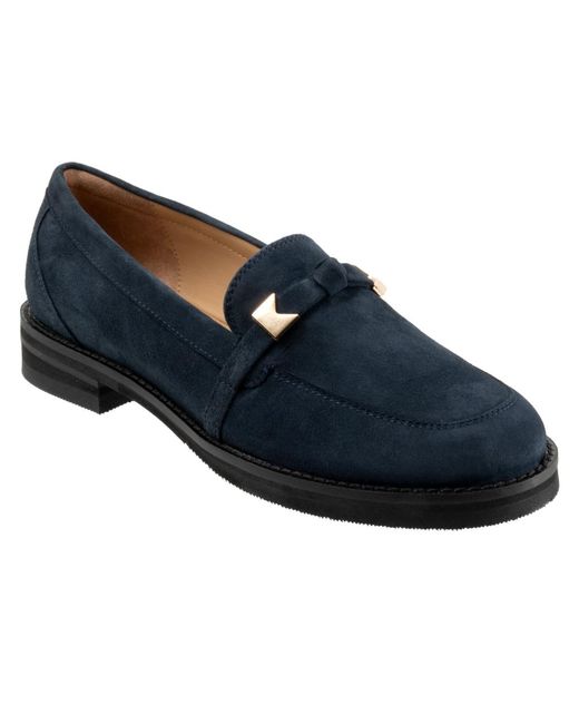 Trotters Blue Femi Flat