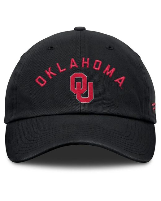 Fanatics Black Oklahoma Sooners Myth Adjustable Hat for men