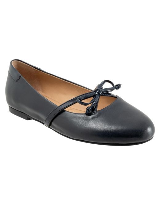 Trotters Blue Carissa Flat