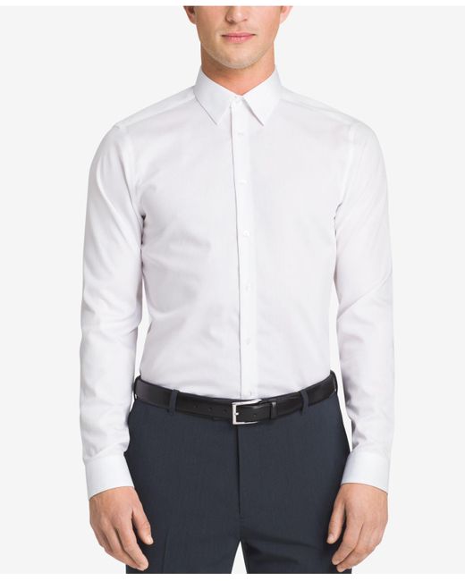 calvin klein regular fit performance non iron