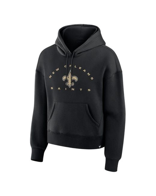 Fanatics Black New Orleans Saints Eligible Receiver Legacy Pullover Hoodie