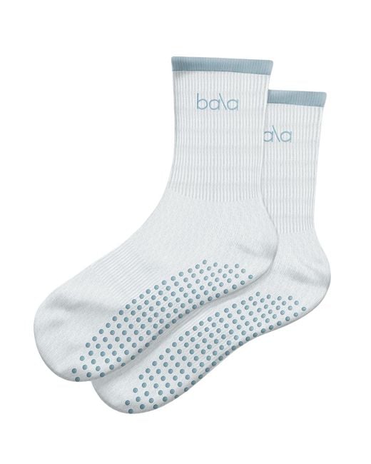 Balà Blue Crew Grip Socks