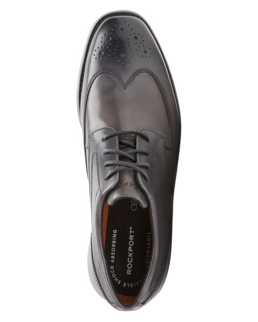 rockport men's saxxen wingtip oxfords