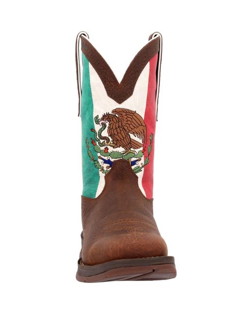 Durango Multicolor Rebel By Mexico Flag Western Boot for men