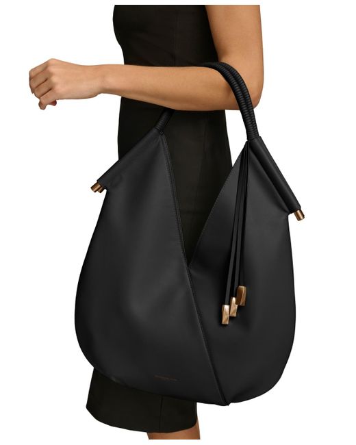 Donna Karan Black Baldwin Large Shoulder