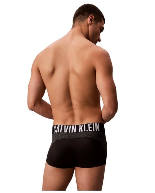 Calvin Klein Black Intense Power Athletic Low-rise Trunks for men