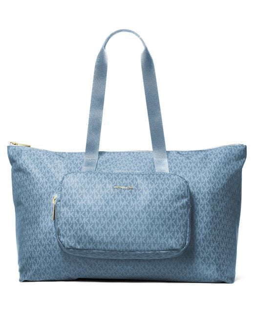 Michael Kors Blue Michael Tanner Extra Large Reversible Packable Tote