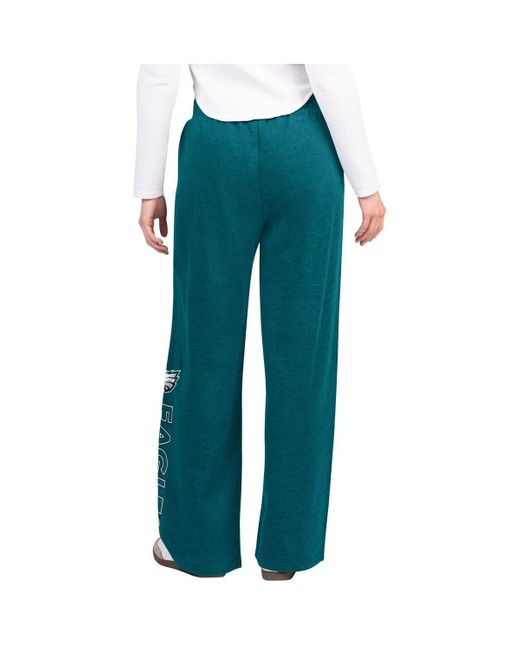 G-III 4Her by Carl Banks Green Midnight Philadelphia Eagles Field Sweatpants