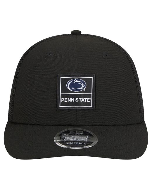KTZ Black Penn State Nittany Lions Labeled 9fifty Snapback Hat for men