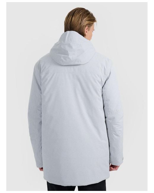 4F Gray Transitional Parka Membrane for men
