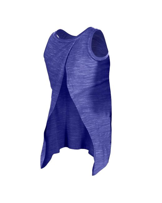 KTZ Blue Baltimore Ravens Space Dye Active Tank Top