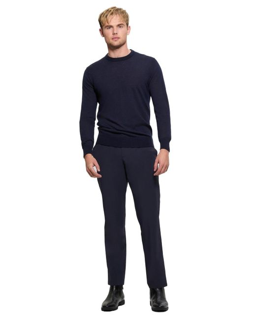 Guess Blue Fred Pullover Sweater for men