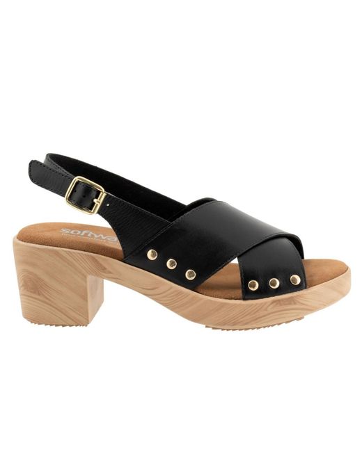 Softwalk® Black Florence Clog