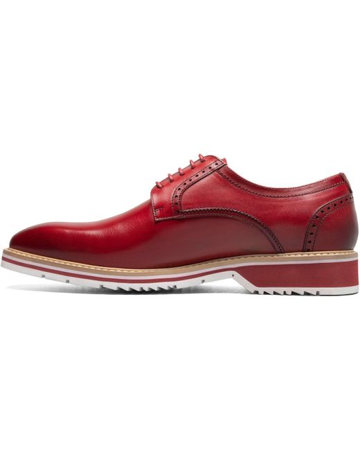 Stacy Adams Red Barringer Plain Toe Oxford for men