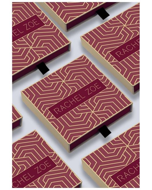 Rachel Zoe White 14k Gold Plated Sterling Pave Curve huggie Hoop Earrings