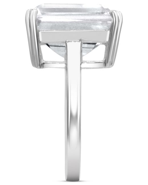 Macy's Metallic Gemstone Emerald-cut Statement Ring