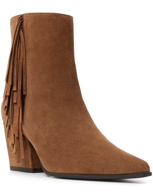 ALDO Brown Shaniah Pull-on Ankle Boots
