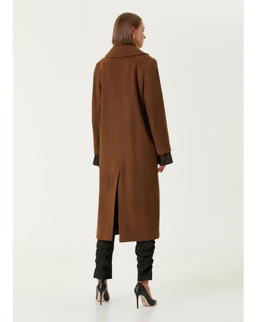Pcfg Brown Wool Coat
