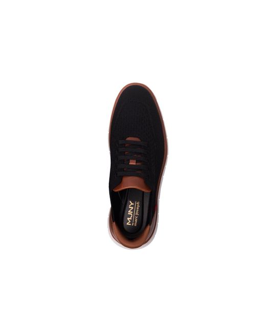 Marc Joseph New York Black Edison Street Hands-free Slip On Technology Lightweight Mesh Oxfords for men