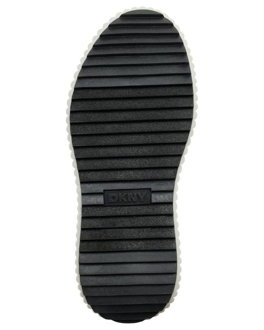 DKNY Black Laurence Zip Sneakers
