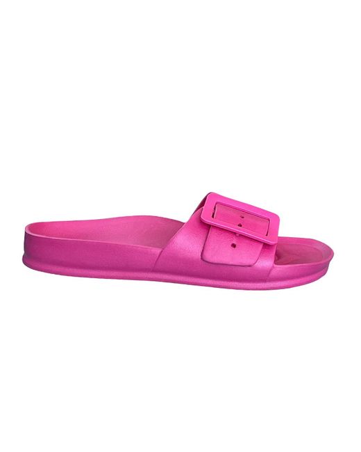 Andrew By Andrew Stevens Pink Adjustable Amira Eva Sandals