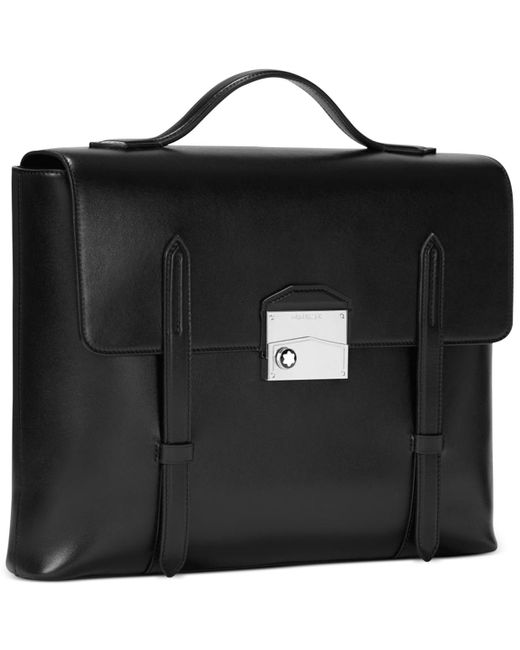 Montblanc Meisterstuck Neo Briefcase Document Case in Black Lyst