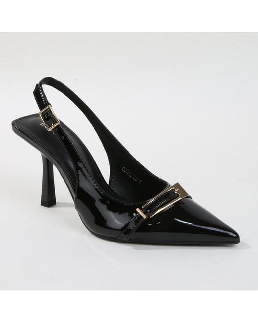 BERNESS Black Coraline Slingback Pump