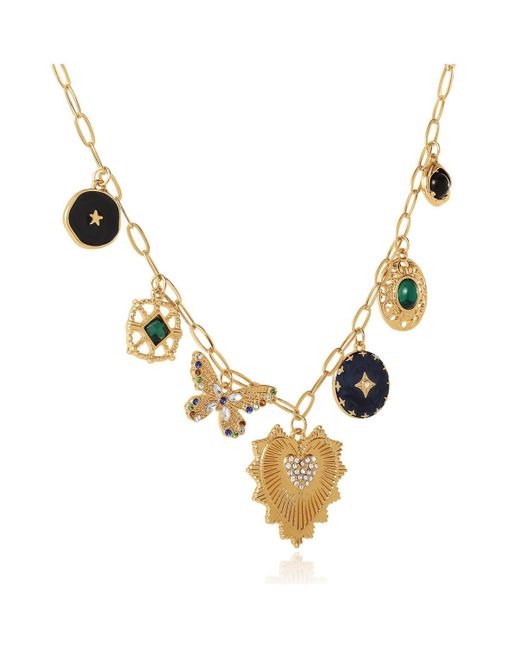 BCBGeneration Metallic Zodiac Charm Necklace