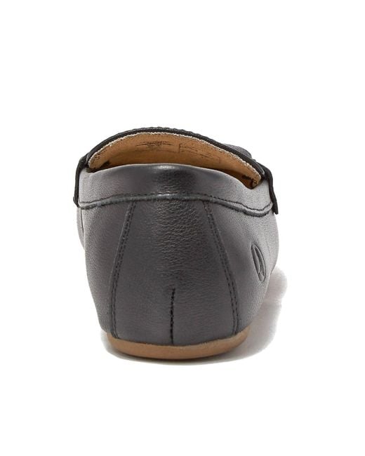 Lands' End Gray Wide Width Comfort Suede Leather Slip On Loafer Shoes