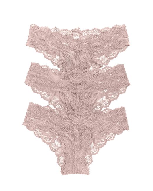 Skarlett Blue Pink Goddess Stretch Lace Chikini 3-pack