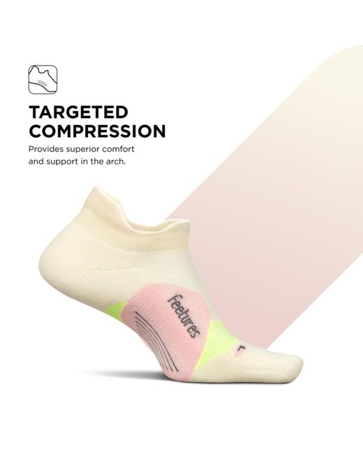 FEETURES SOCKS Natural Elite Light Cushion No Show Tab Ankle Socks for men
