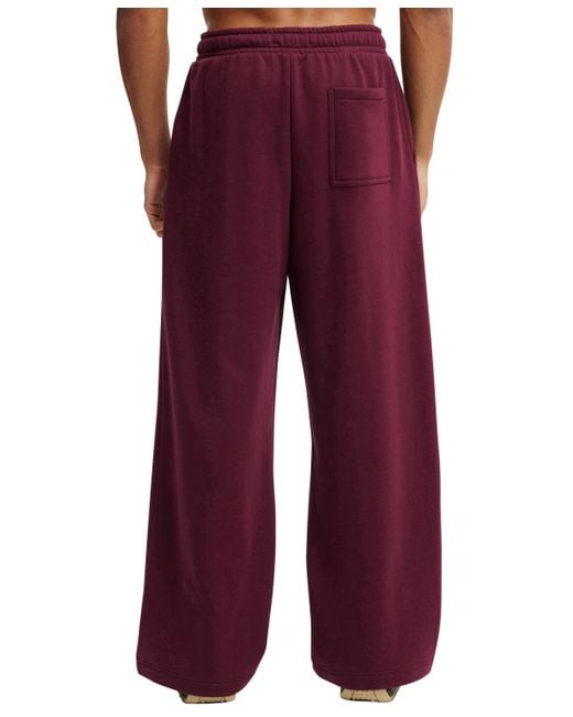 Cotton On Red Super baggy Sweatpants for men