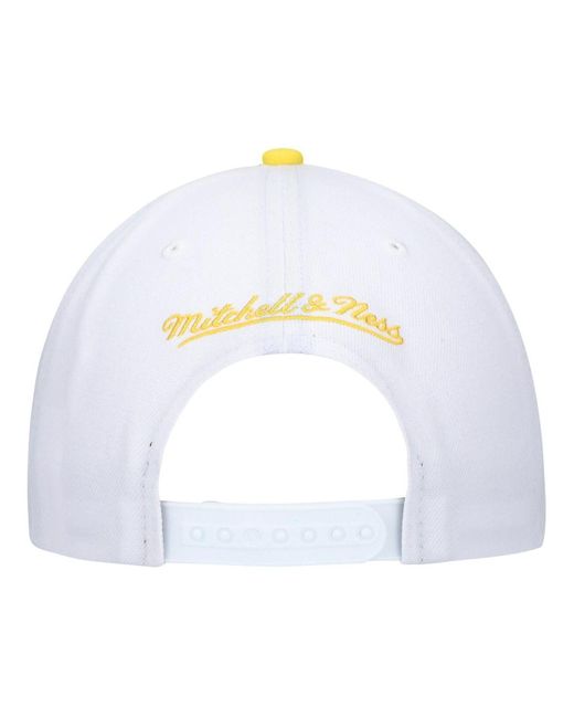 Mitchell & Ness White/Navy New Jersey Nets Hardwood Classics Core 2-Tone 2.0 Pro Snapback Hat
