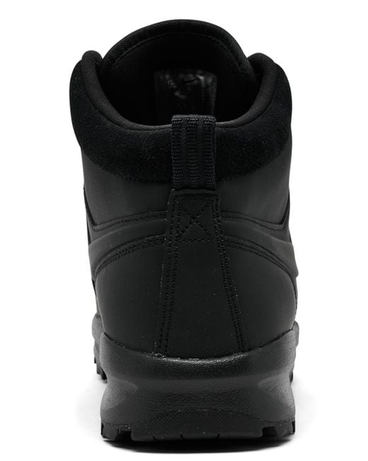 nike men's manoa leather boots from finish line