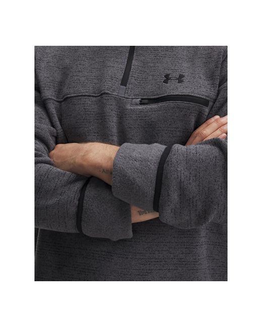 Under Armour Gray Quarter-zip Sweater for men