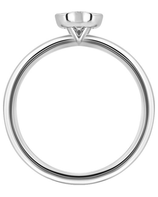 Macy's White Diamond Solitaire Ring (1/5 Ct. T.w.