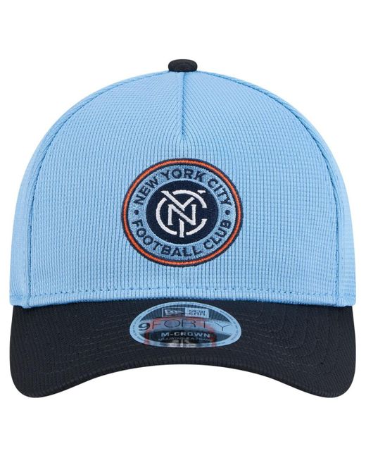 KTZ Blue New York City Fc 2025 Jersey Hook 9forty M-crown Adjustable Hat for men