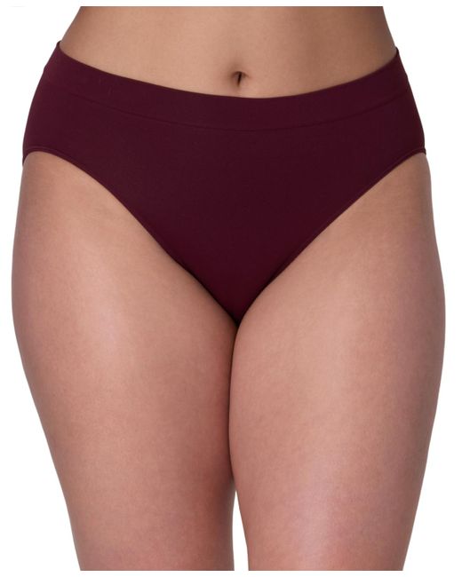 Bali Purple One Smooth U All-over Smoothing Hi Cut Brief Underwear 2362